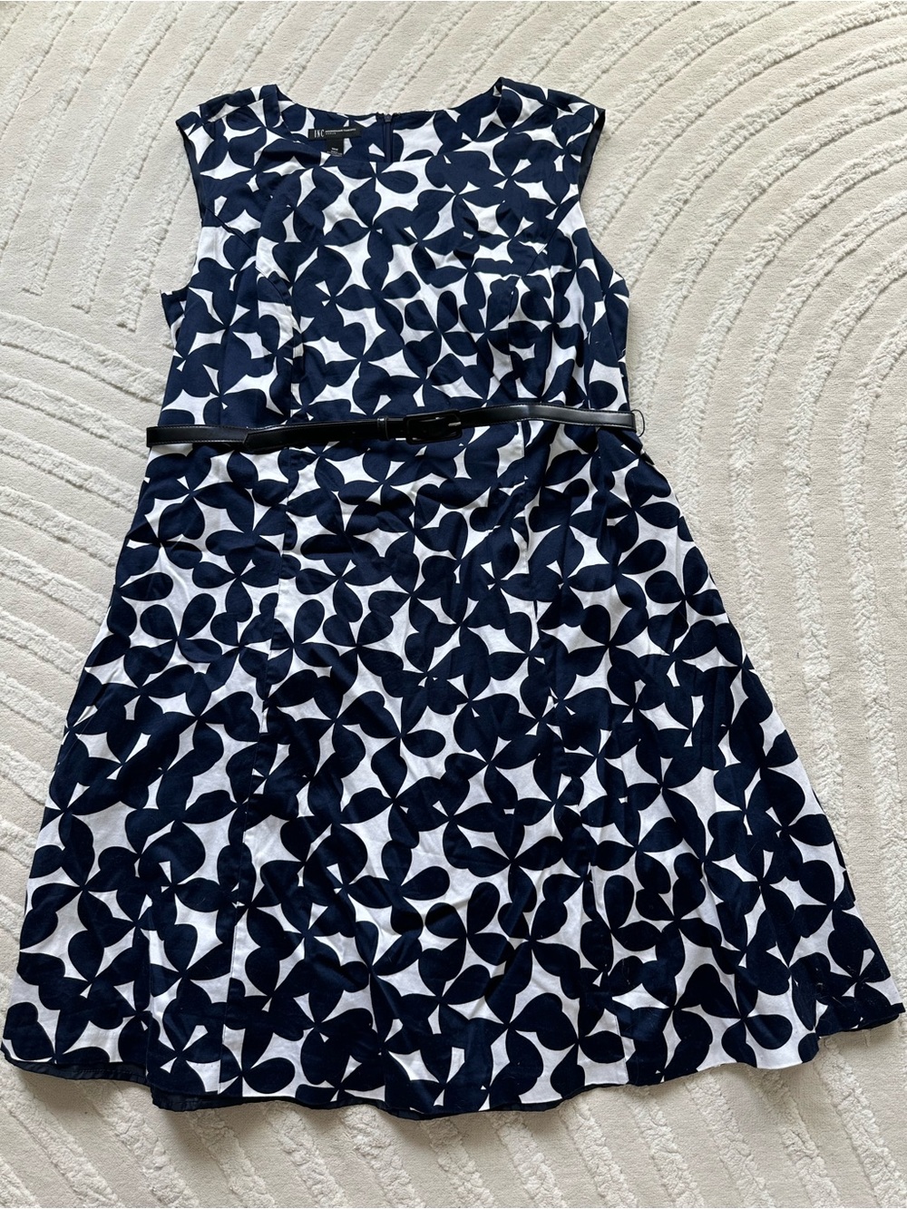 INC | Floral Fit-and-Flare Dress
